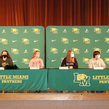 athletes signing National Letters of Intent