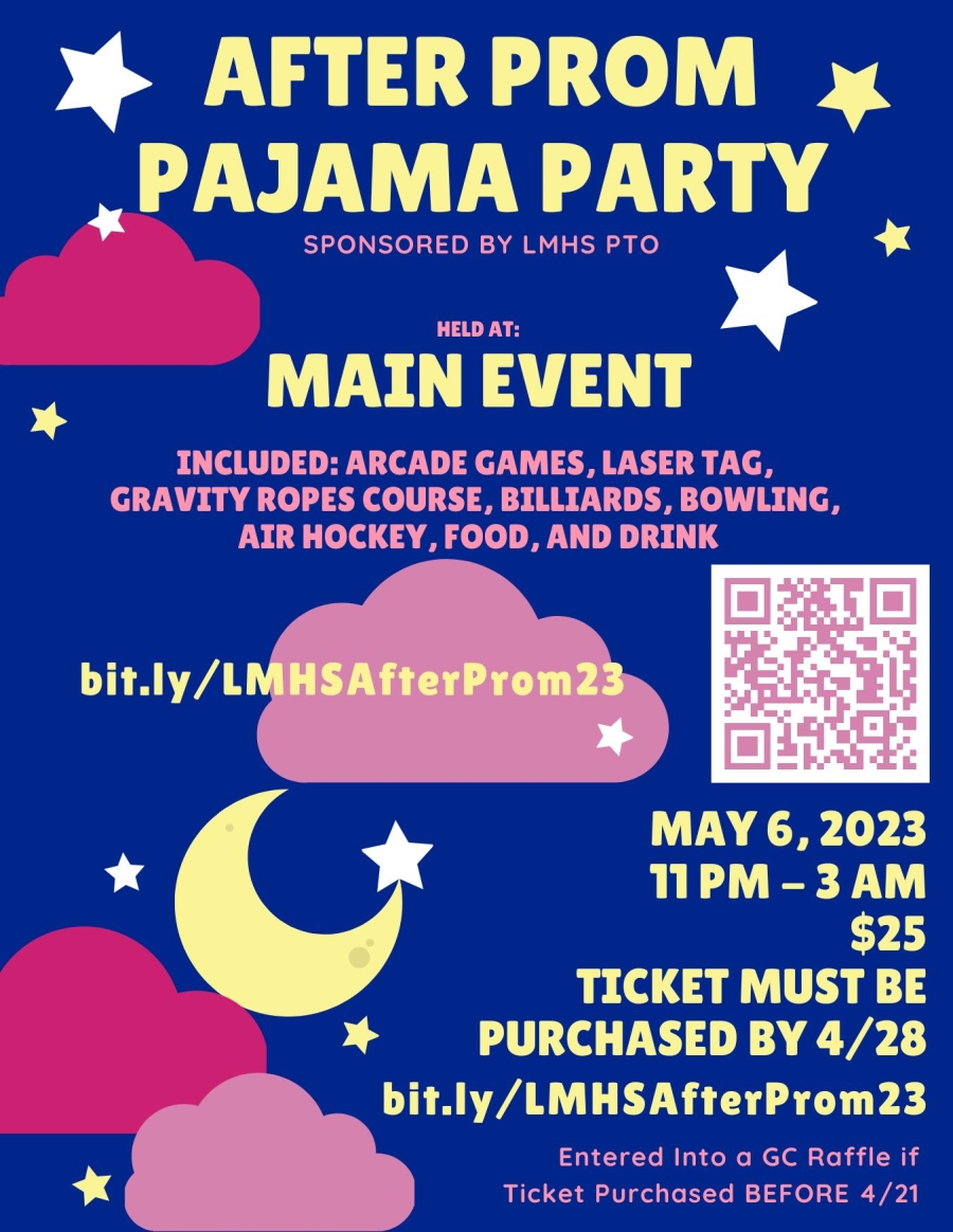 After Prom Poster PJ Party