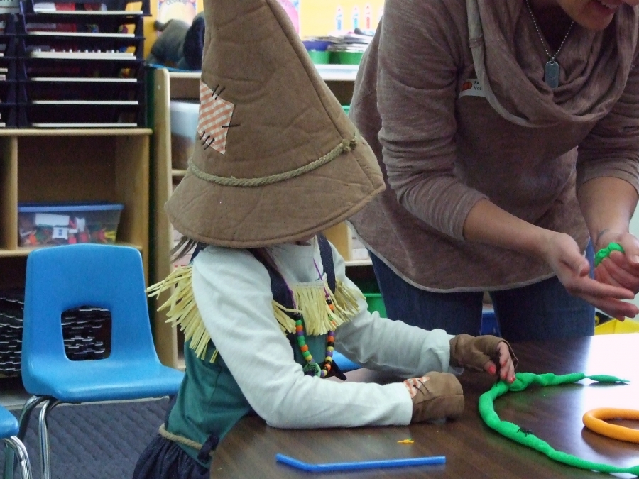 Photo of child in costume