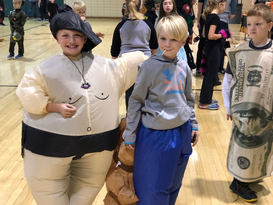 photo of students in costume
