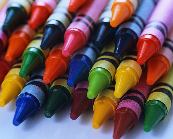 photo of crayons